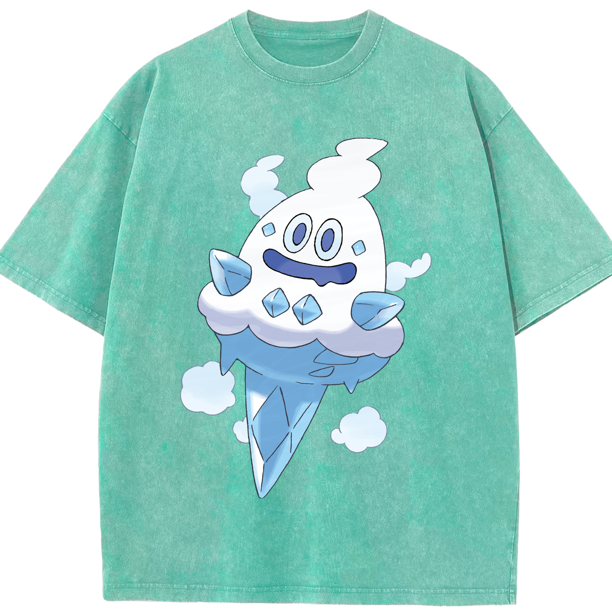 （画像用） ポケットモンスター Pokémon 綿100% ヴィンテージ風 半袖Tシャツ（フロントプリント）
